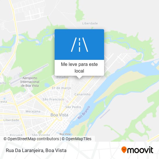 Rua Da Laranjeira mapa