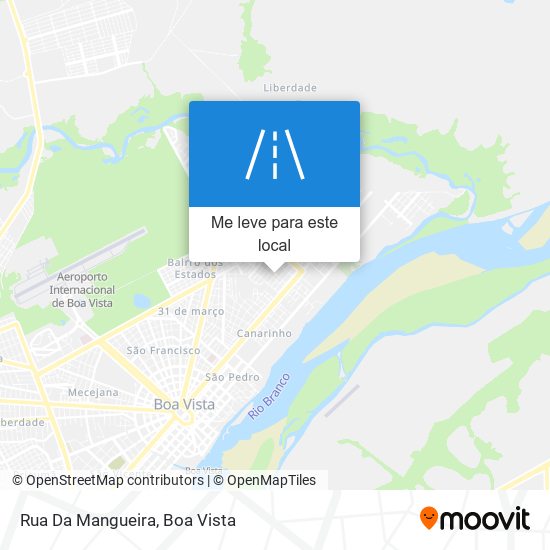 Rua Da Mangueira mapa