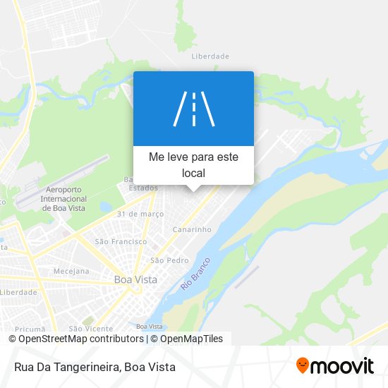 Rua Da Tangerineira mapa