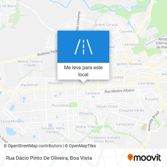 Rua Dácio Pinto De Oliveira mapa