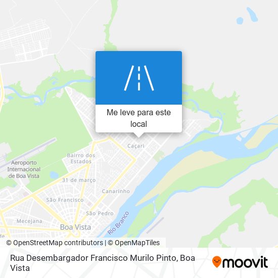 Rua Desembargador Francisco Murilo Pinto mapa
