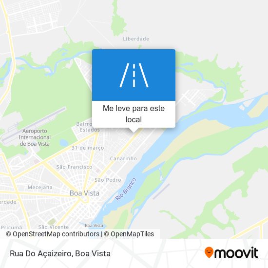 Rua Do Açaizeiro mapa