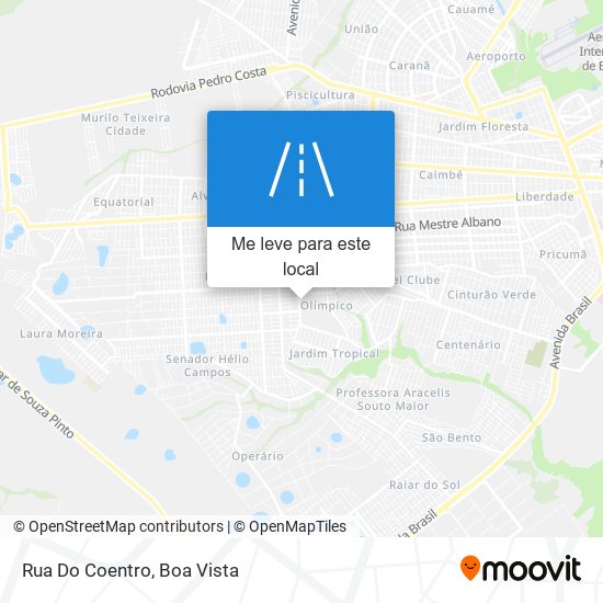 Rua Do Coentro mapa