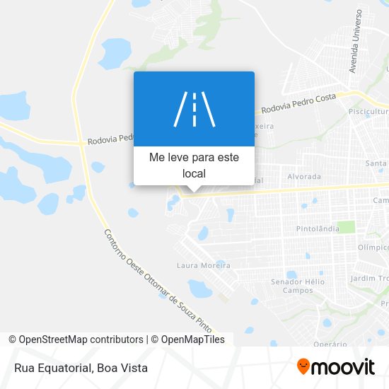 Rua Equatorial mapa