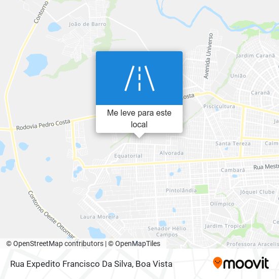 Rua Expedito Francisco Da Silva mapa