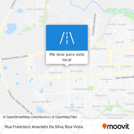 Rua Francisco Anacleto Da Silva mapa