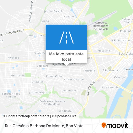 Rua Gervásio Barbosa Do Monte mapa