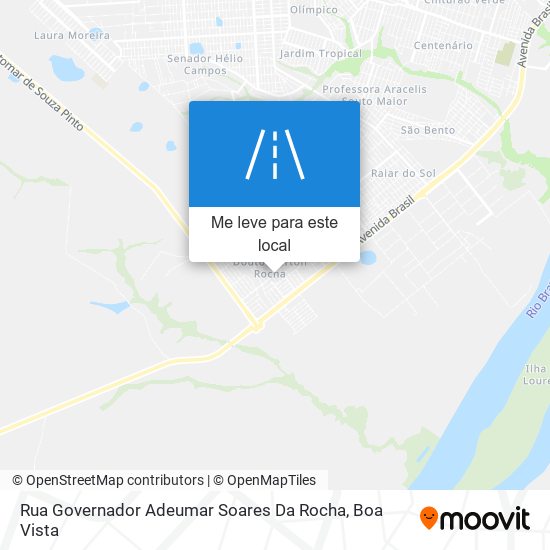 Rua Governador Adeumar Soares Da Rocha mapa