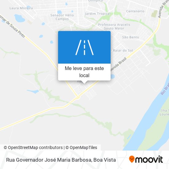 Rua Governador José Maria Barbosa mapa
