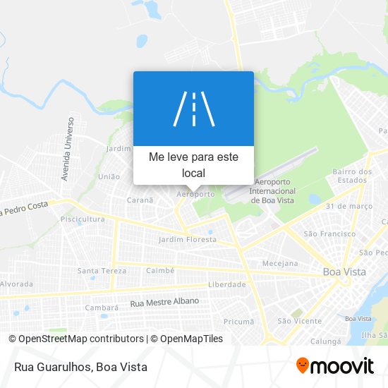 Rua Guarulhos mapa