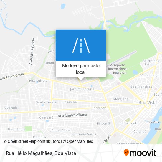 Rua Hélio Magalhães mapa