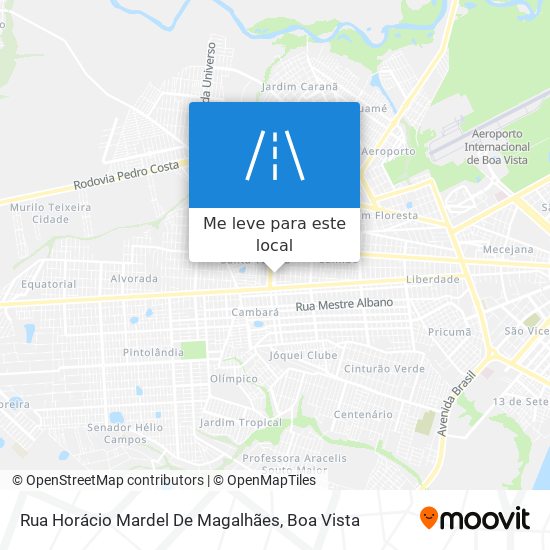 Rua Horácio Mardel De Magalhães mapa