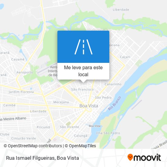 Rua Ismael Filgueiras mapa