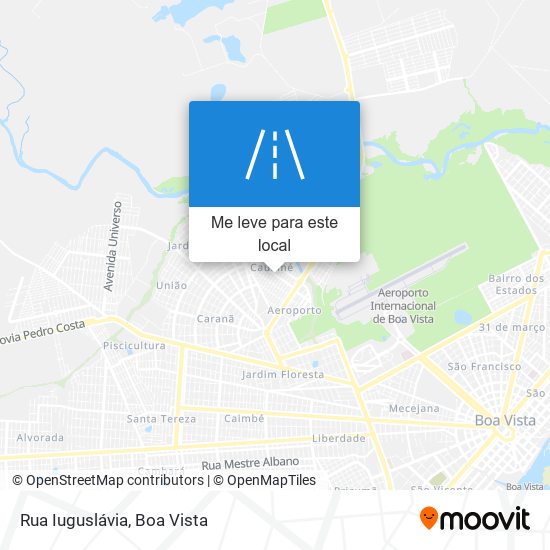 Rua Iuguslávia mapa