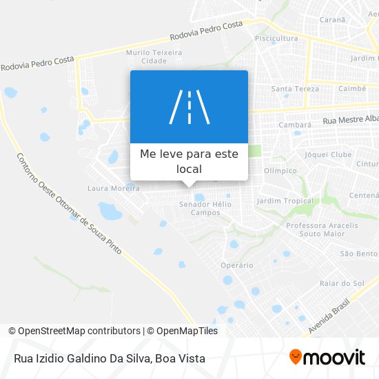 Rua Izidio Galdino Da Silva mapa