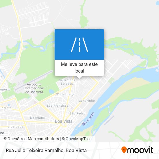 Rua Júlio Teixeira Ramalho mapa
