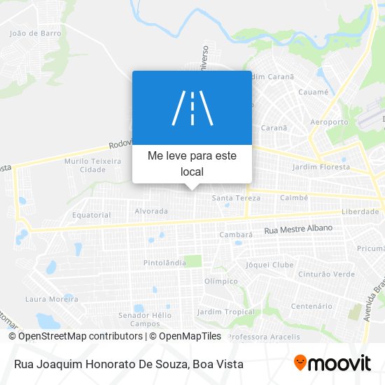 Rua Joaquim Honorato De Souza mapa
