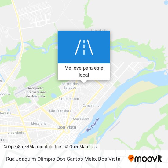 Rua Joaquim Olímpio Dos Santos Melo mapa