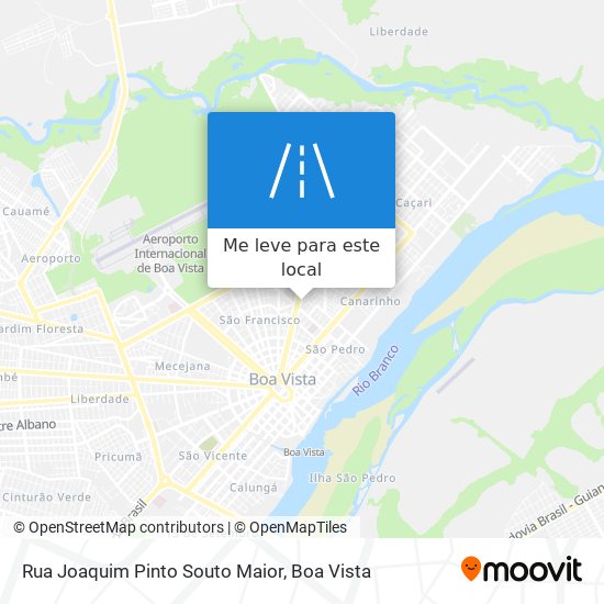 Rua Joaquim Pinto Souto Maior mapa