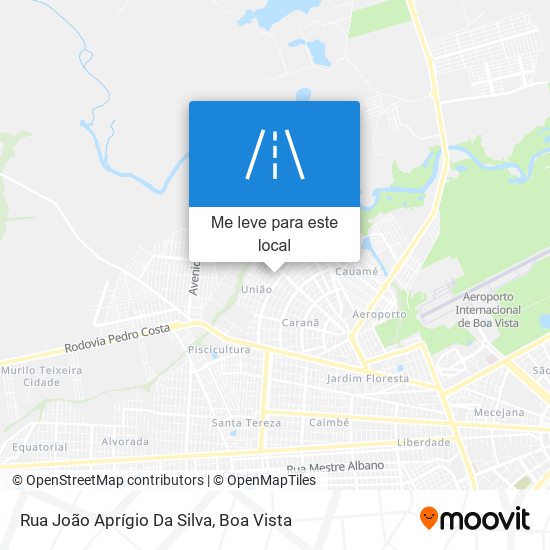 Rua João Aprígio Da Silva mapa