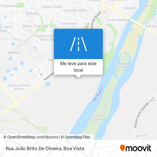 Rua João Brito De Oliveira mapa