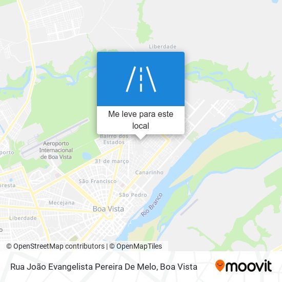 Rua João Evangelista Pereira De Melo mapa