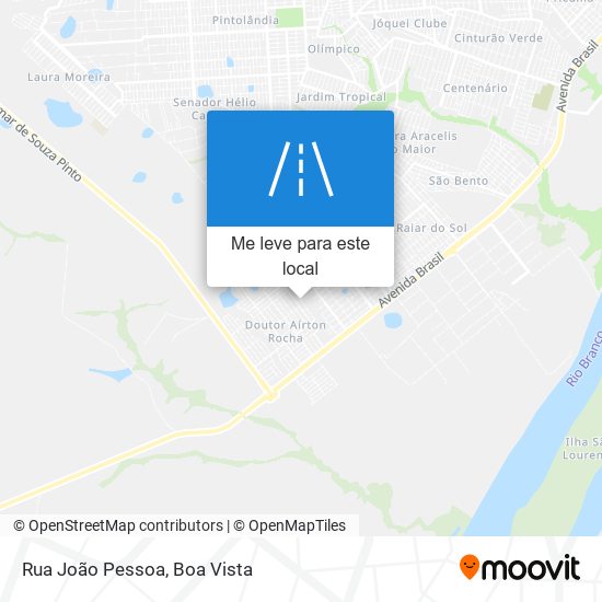 Rua João Pessoa mapa