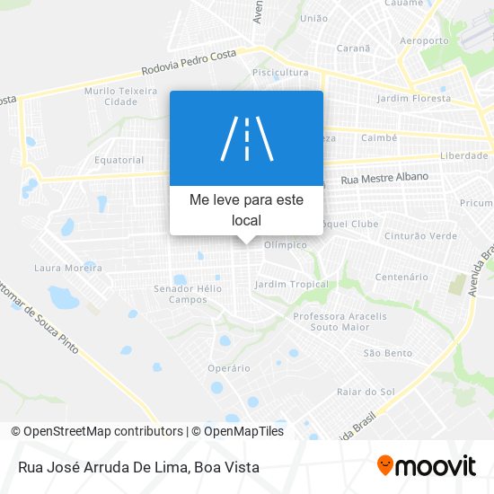 Rua José Arruda De Lima mapa