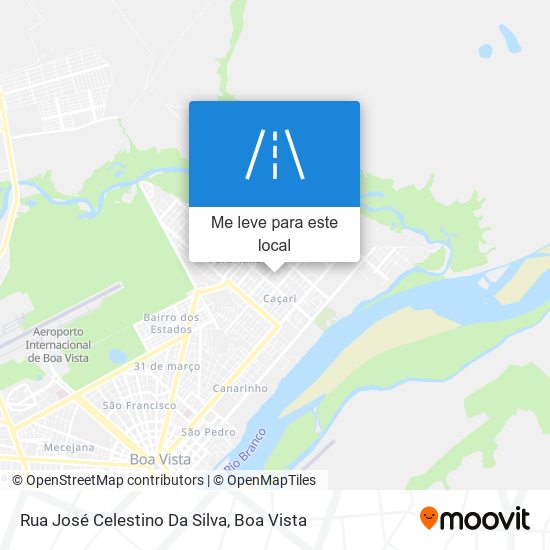 Rua José Celestino Da Silva mapa