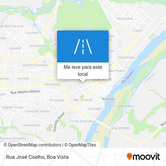 Rua José Coelho mapa