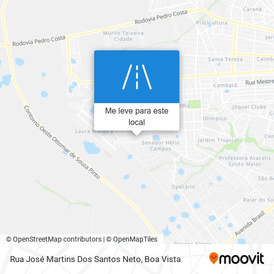 Rua José Martins Dos Santos Neto mapa