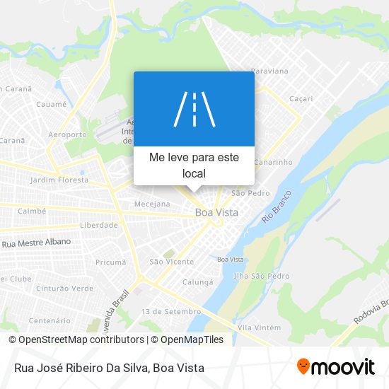 Rua José Ribeiro Da Silva mapa
