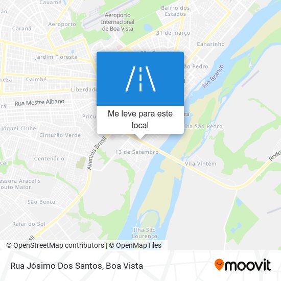 Rua Jósimo Dos Santos mapa