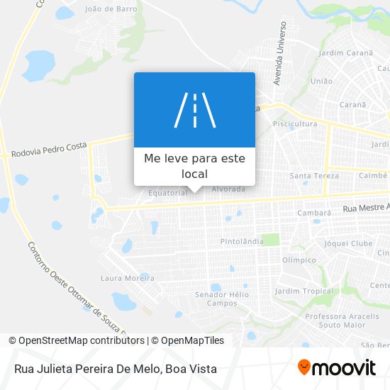 Rua Julieta Pereira De Melo mapa