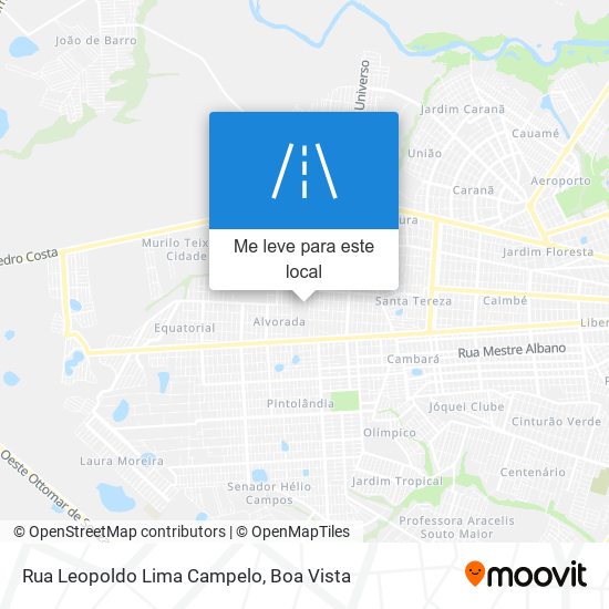 Rua Leopoldo Lima Campelo mapa