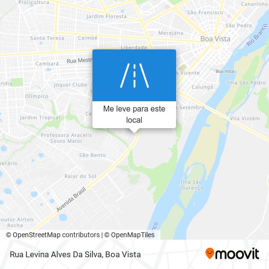 Rua Levina Alves Da Silva mapa