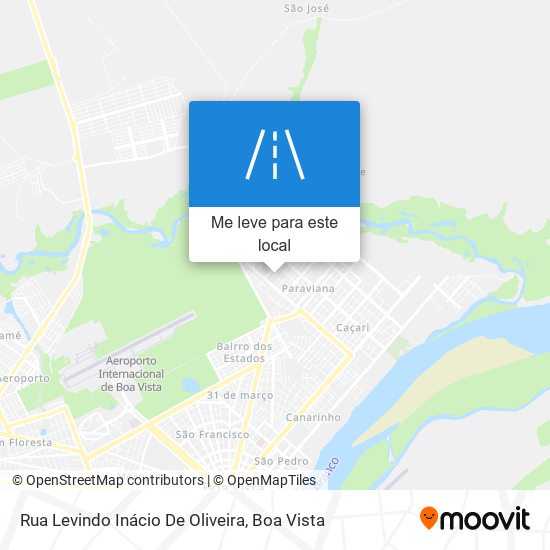 Rua Levindo Inácio De Oliveira mapa