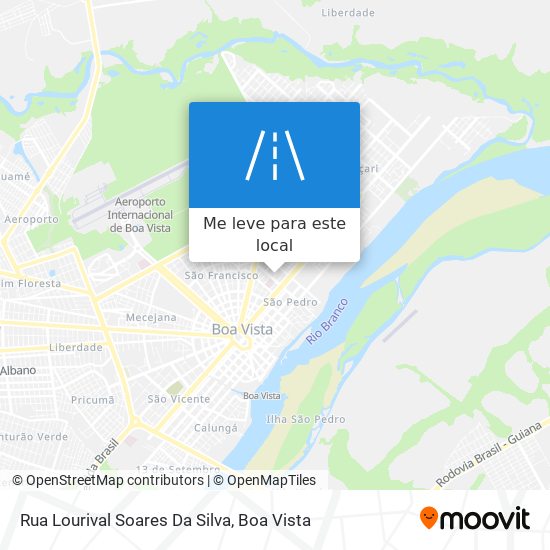 Rua Lourival Soares Da Silva mapa