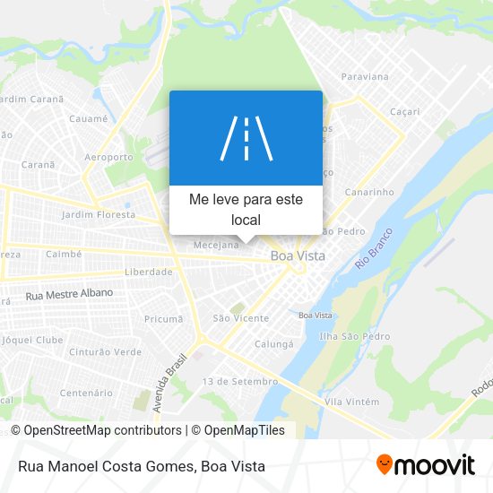 Rua Manoel Costa Gomes mapa
