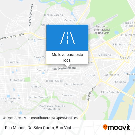 Rua Manoel Da Silva Costa mapa