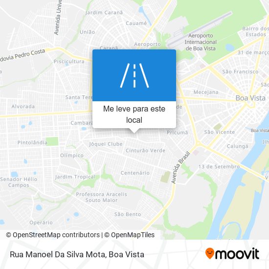 Rua Manoel Da Silva Mota mapa