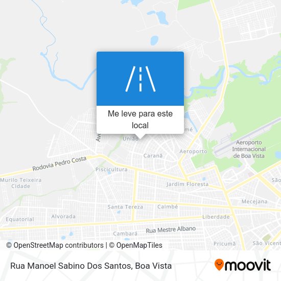 Rua Manoel Sabino Dos Santos mapa