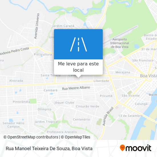 Rua Manoel Teixeira De Souza mapa