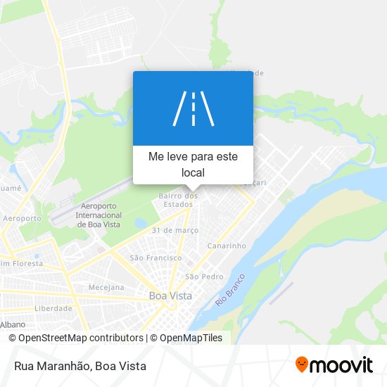 Rua Maranhão mapa