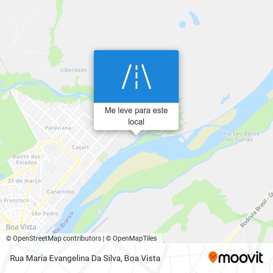 Rua Maria Evangelina Da Silva mapa