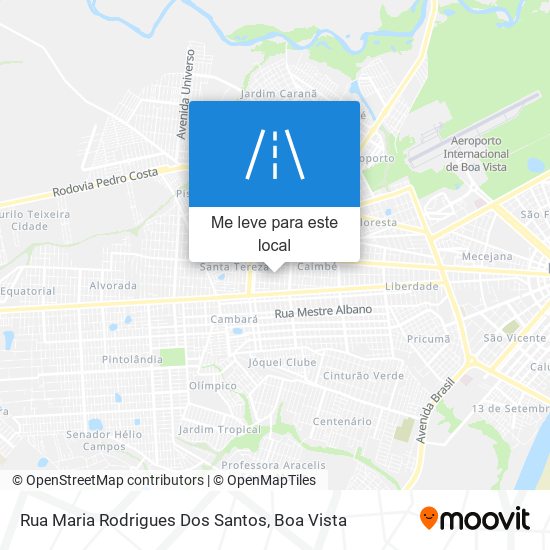 Rua Maria Rodrigues Dos Santos mapa