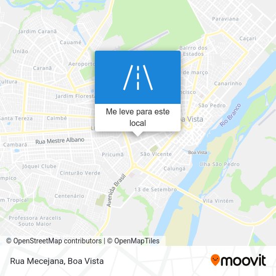 Rua Mecejana mapa