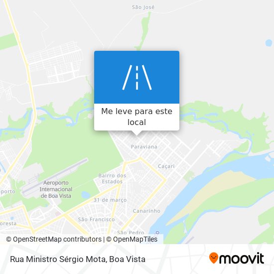 Rua Ministro Sérgio Mota mapa