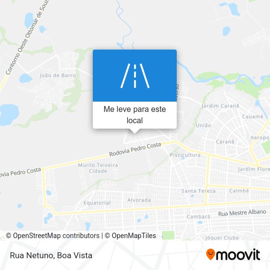 Rua Netuno mapa
