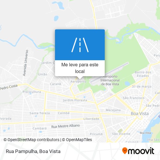 Rua Pampulha mapa